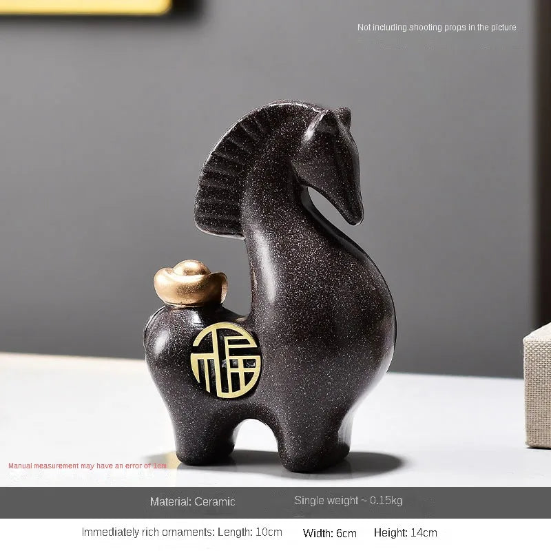 Luxury Ceramic Horse Decor – Modern Gift Piece