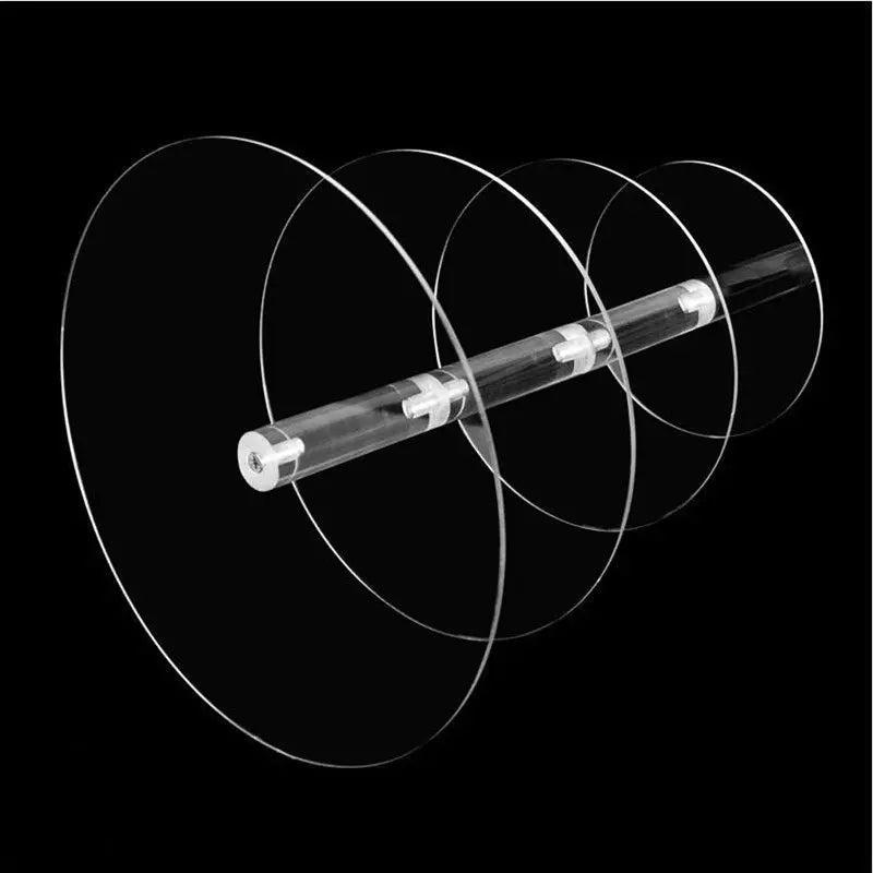 Acrylic Cake Round Wedding Stand Cupcake Dessert Tower Crystal Events Pastry Serving Platter Food Display For Birthday Xmas