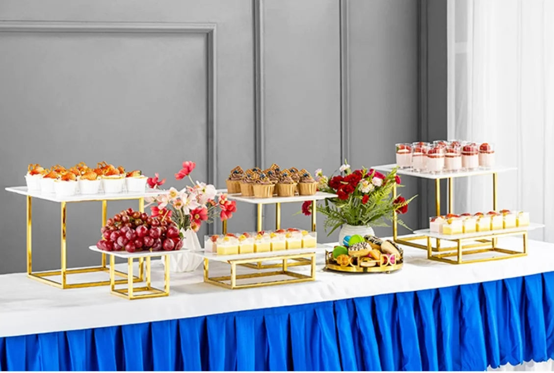 Wedding Dessert Table Display Rack Cake Stand Buffet Candy Bar Banquet Tea Break Props Stage Cupcake Juice Drinks Holder 12-26pc