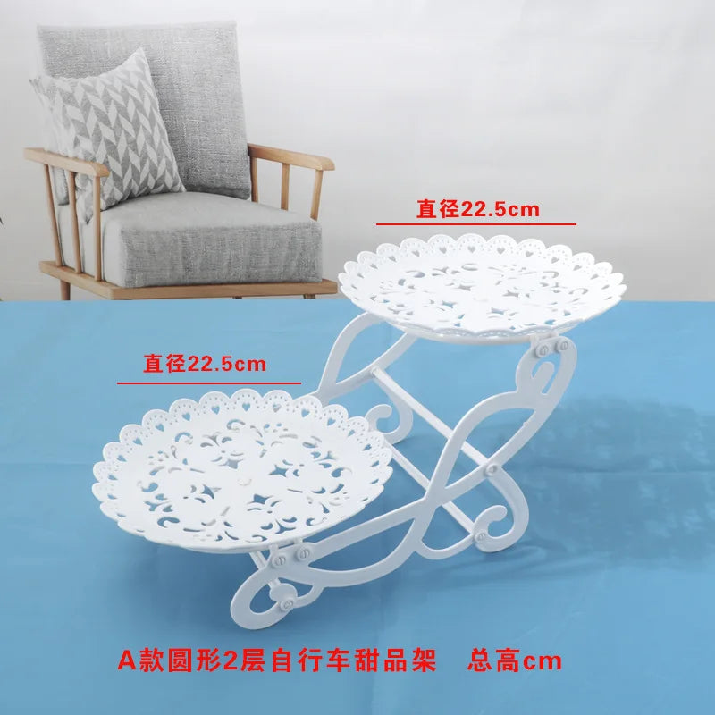 Cake Stand Birthday Cake Rack Display Cupcake Holder Snack Fruit Plate Wedding Party Tray Dessert Table Decoration Kitchen Tools