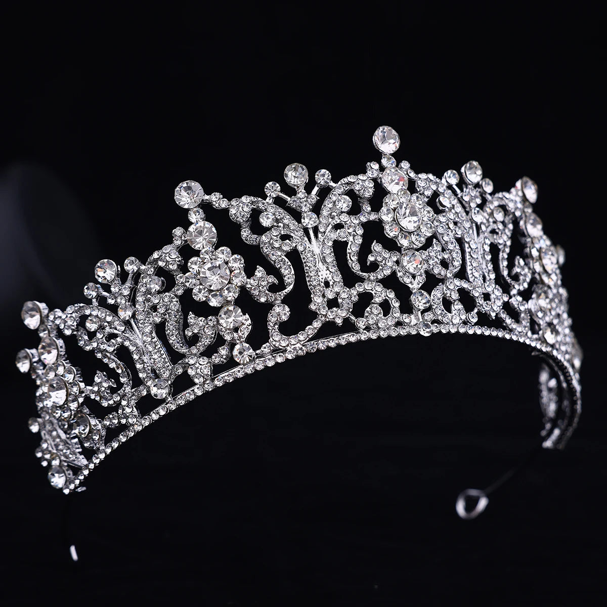 Luxury Crystal Rhinestone Tiaras And Crowns For Queen Princess Bride Wedding Diadems Women Hair Accessories
