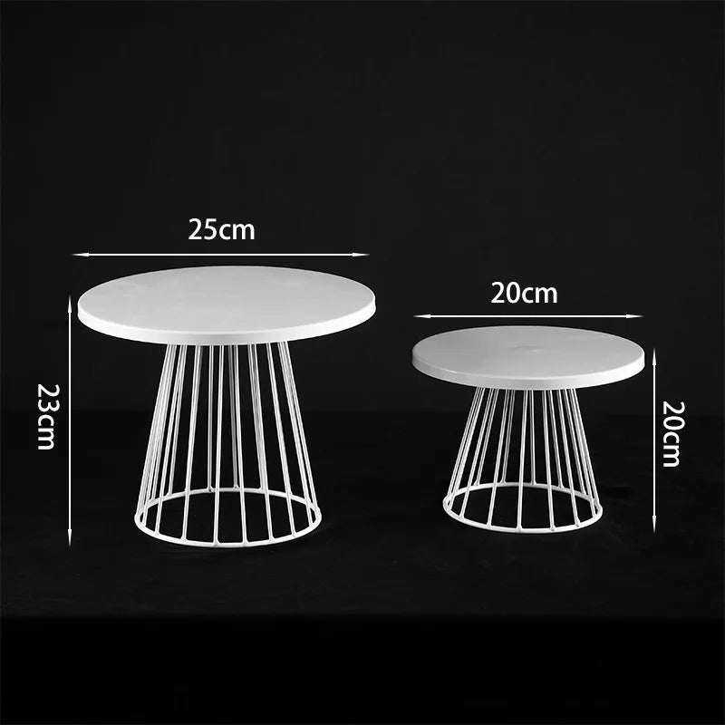 Cake Stand Home Party Dessert Table Display Rack Dessert Cake Tray Cold Meal Tea Break Table Afternoon Tea Center Rack Metal