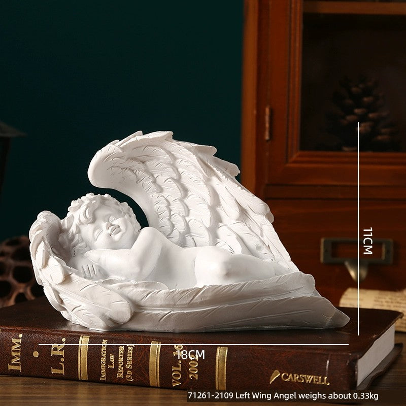 Angel Portrait Sculpture Resin Scandinavian Living Room Decoration