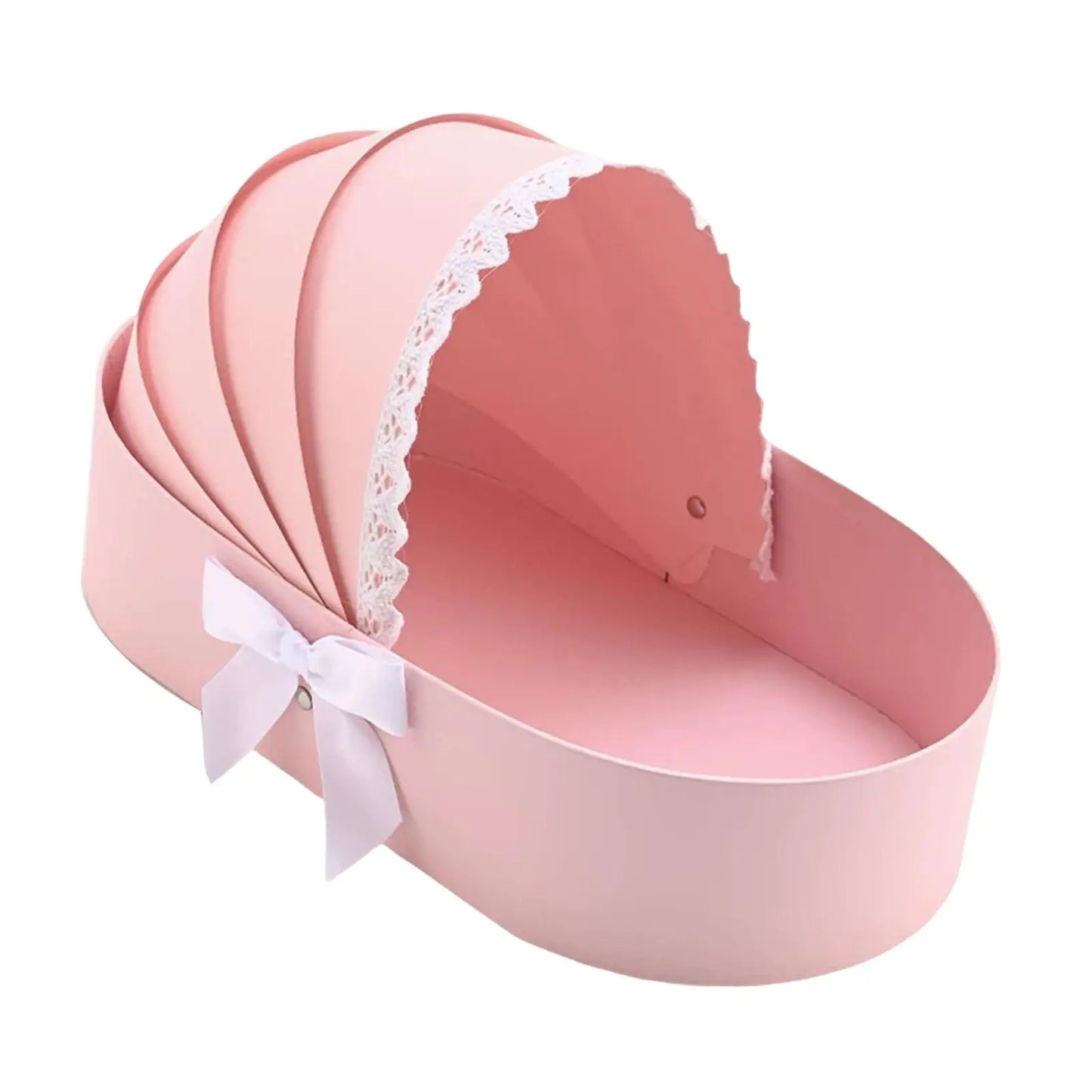 Baby Shower Box Flower Box Ornaments for Flower Sweet Home Decor Flower Packing Box Cradle Floral Basket Presents Wrapping Bag