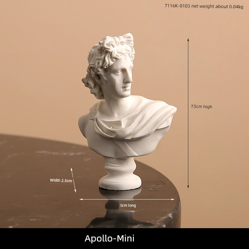 Angel Portrait Sculpture Resin Scandinavian Living Room Decoration