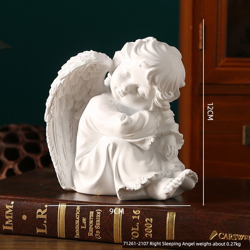 Angel Portrait Sculpture Resin Scandinavian Living Room Decoration