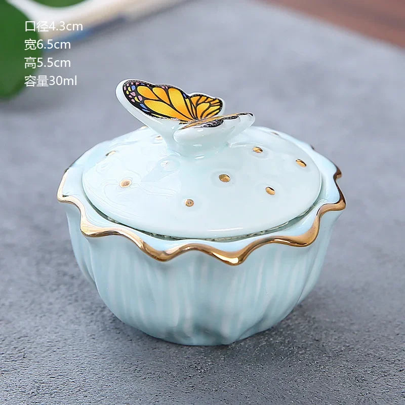 Ceramic Pet Urns Personalised Coffin Ashes Funeral Casket Dog Memorial Items for Passed Dogs Pet Urn Ashes Cremation Keepsake