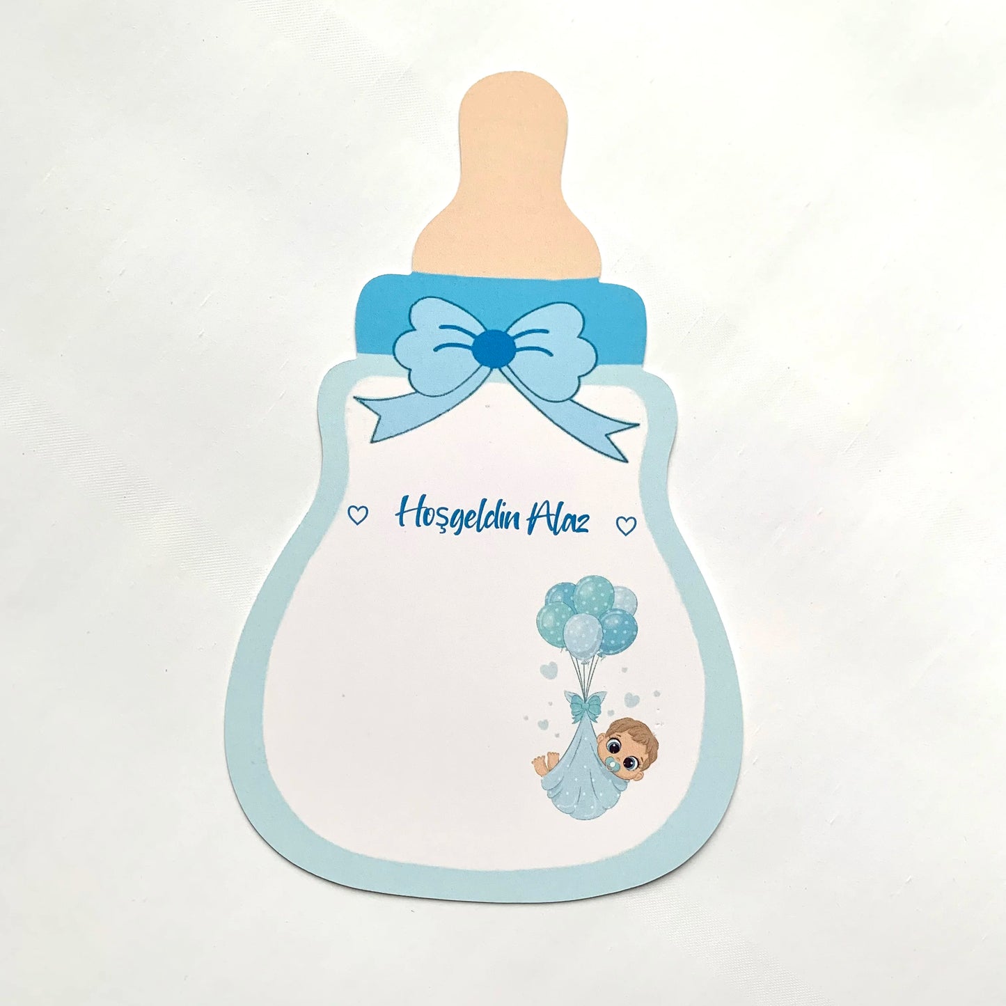 Custom Baby Shower Gift Card For Guests Candy Baptism Invitation Boy Girl Birthday Party Decoration Gender Reveal Supplies DIY