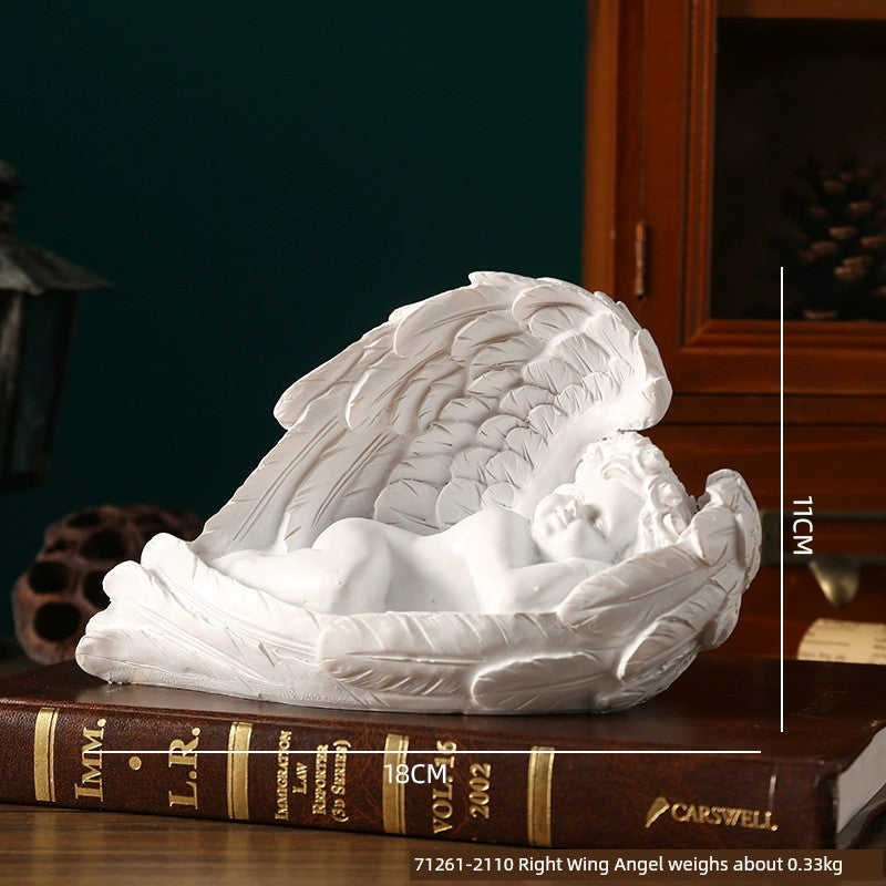 Angel Portrait Sculpture Resin Scandinavian Living Room Decoration