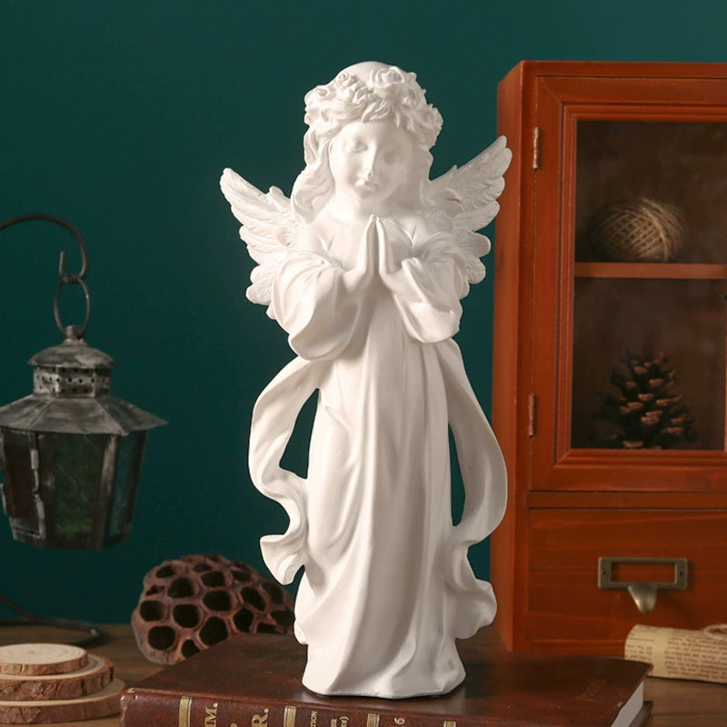 Angel Portrait Sculpture Resin Scandinavian Living Room Decoration