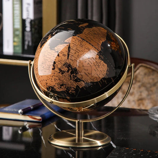 Modern Luxury Metal Globe – Statement Office & Study Décor