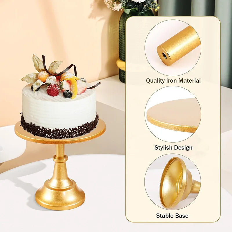 Cake Stand Home Party Dessert Table Display Rack Dessert Cake Tray Cold Meal Tea Break Table Afternoon Tea Center Rack Metal