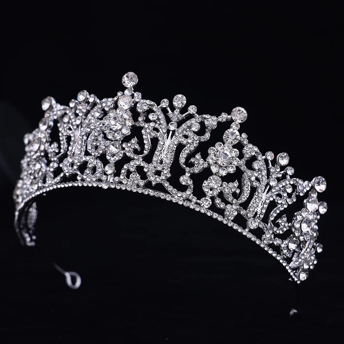 Luxury Crystal Rhinestone Tiaras And Crowns For Queen Princess Bride Wedding Diadems Women Hair Accessories