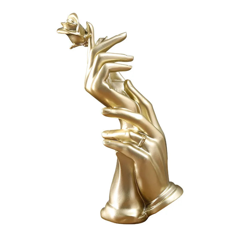 Golden Grace Hand Sculpture