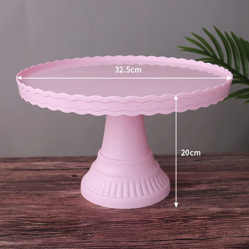 1pc cake display stand Durable Cake Display Stand Dessert Storage Holder Dessert Tray Wedding Party