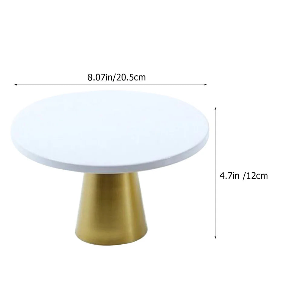 Stand for Cake Party Carrier Small Desktop Decorative Dessert Table Stands Tray White Holder Cakes