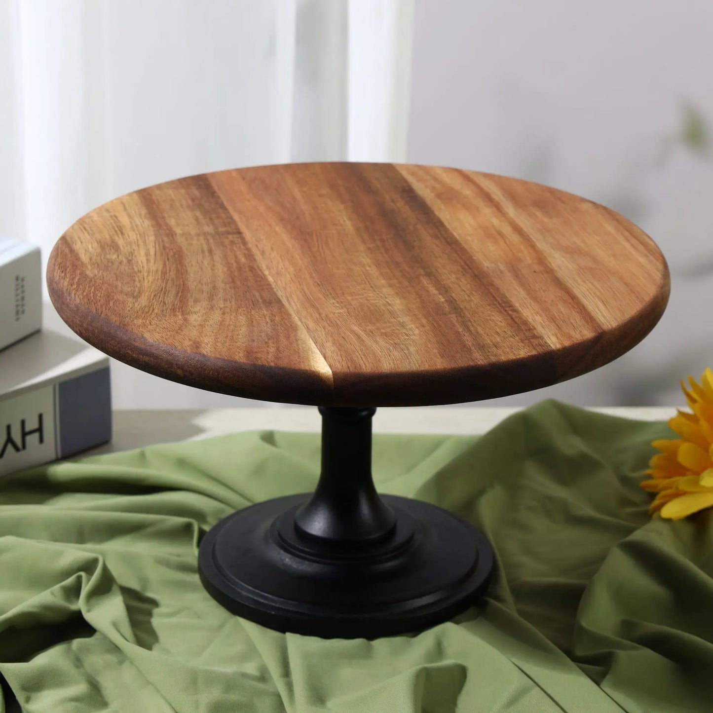 Wooden Tall Tray Dessert Table Dry Fruit Plate Afternoon Tea Snack Cake Plate Display Stand