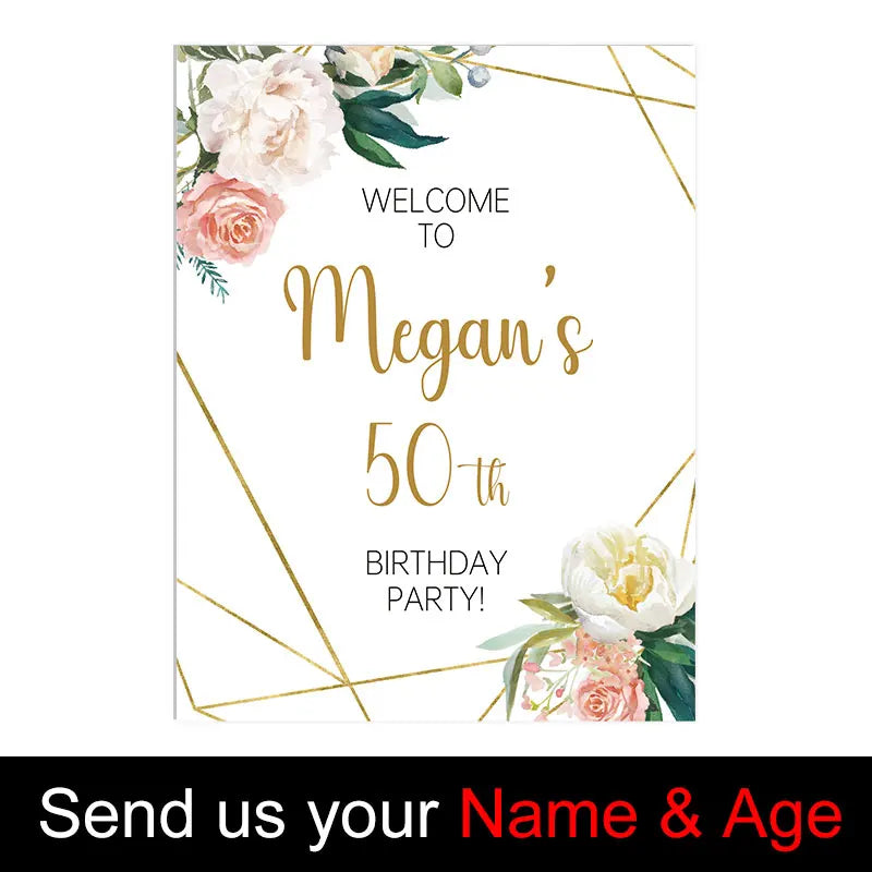 Custom Baby Shower Welcome Sign Board Mosaic Customized Personalized Welcome Baby Shower Sign for Baby Shower Birthday Decoratio