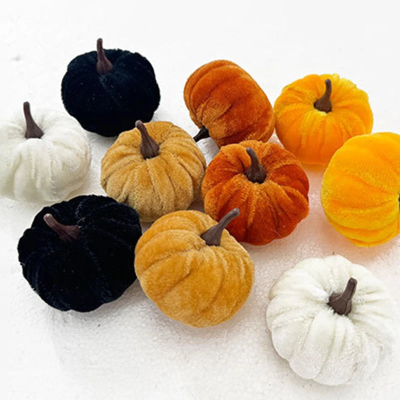 Mini Halloween Pumpkin Decor Set – 5 Pieces