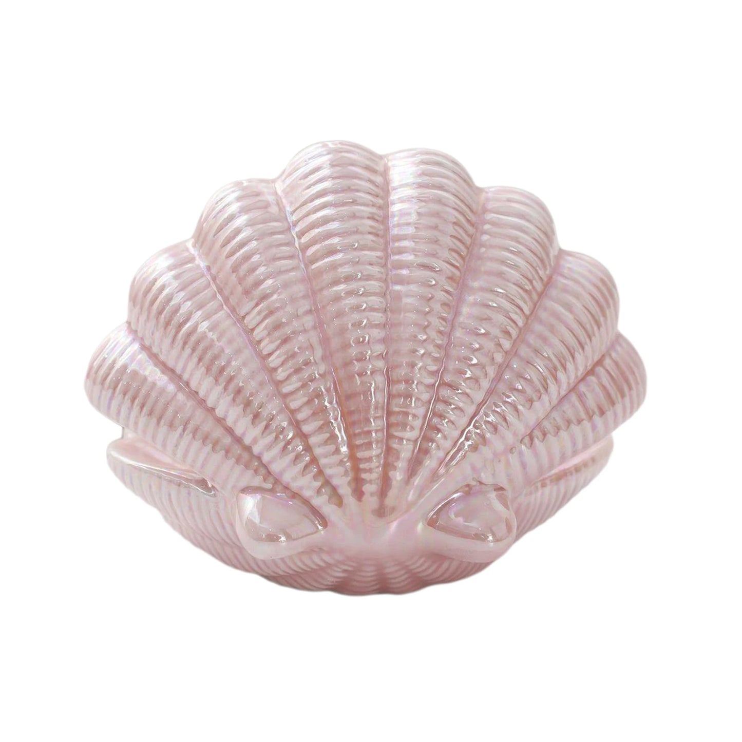 Ceramic Seashell Jewelry Storage Box Trinket Box Collectible Fashion Creative for Desktop Dresser Living Room Home Ornaments