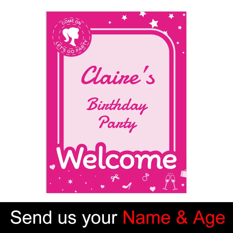 Custom Baby Shower Welcome Sign Board Mosaic Customized Personalized Welcome Baby Shower Sign for Baby Shower Birthday Decoratio