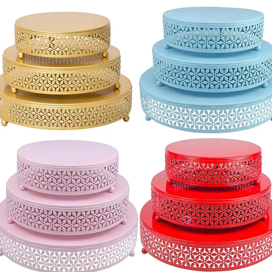 Cake Stand Home Party Dessert Table Display Rack Dessert Cake Tray Cold Meal Tea Break Table Afternoon Tea Center Rack Metal