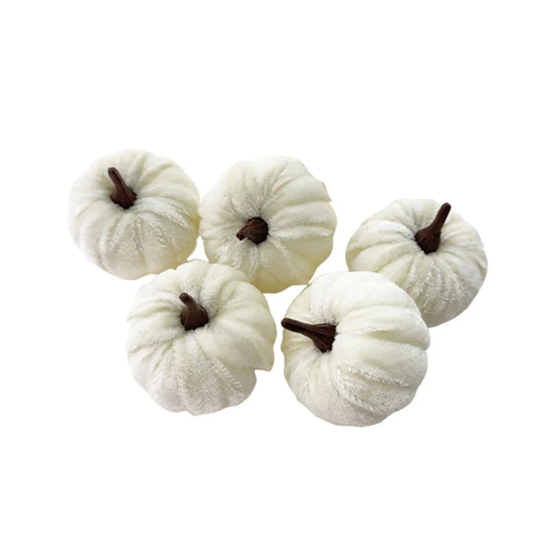 Mini Halloween Pumpkin Decor Set – 5 Pieces