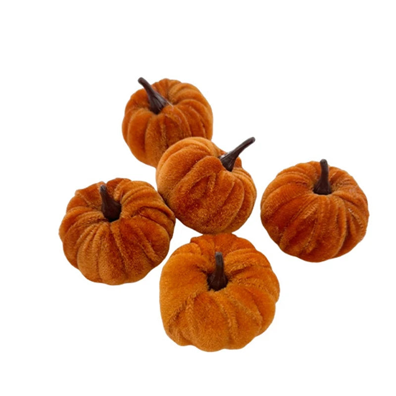 Mini Halloween Pumpkin Decor Set – 5 Pieces
