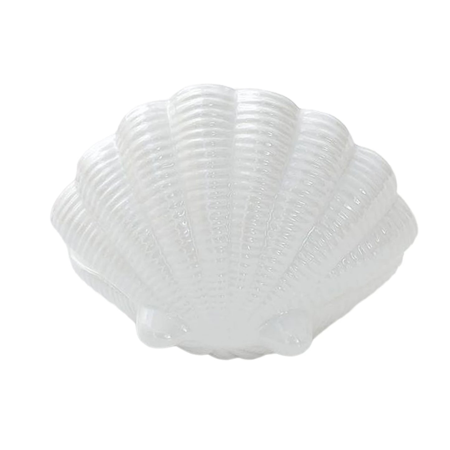 Ceramic Seashell Jewelry Storage Box Trinket Box Collectible Fashion Creative for Desktop Dresser Living Room Home Ornaments