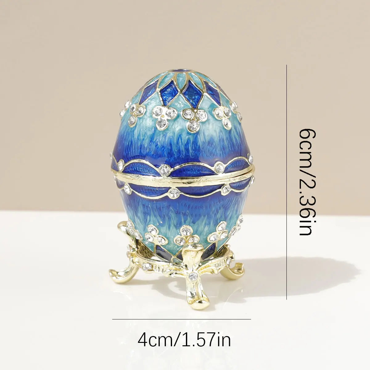 European Creative Jewelry Box Crown Ring Holder Wedding Proposal Gift for Women Earrings Necklace Storage