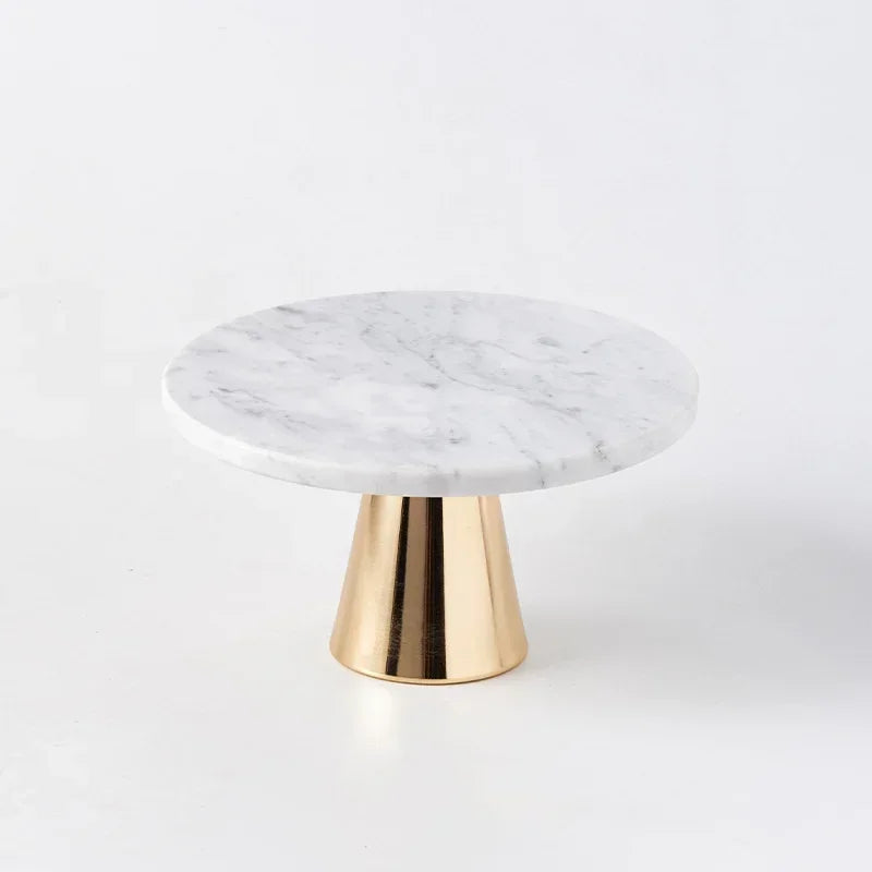 Round Marble Aromatherapy Ornament Cosmetics Storage Tray INS Cake Desserts Pizza Holder Wedding Party Hotel Organizer Plate