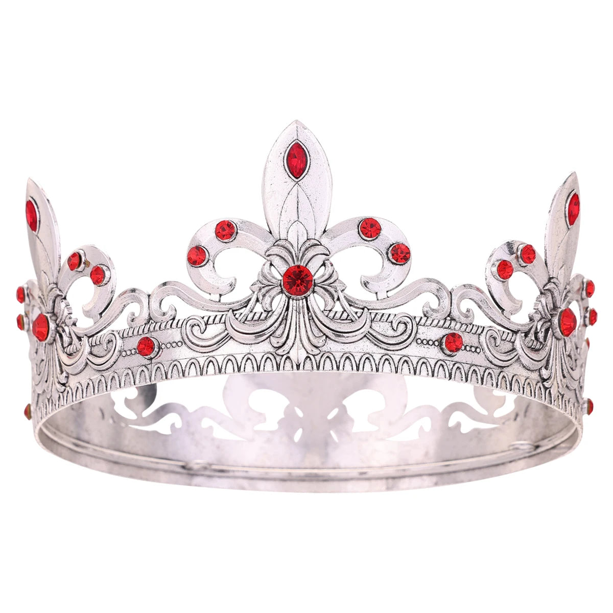 Baroque Vintage Crystal Rhinestone Tiaras And Crowns For Women Bride Queen King Diadems Wedding Hair Accessories Party Pageant