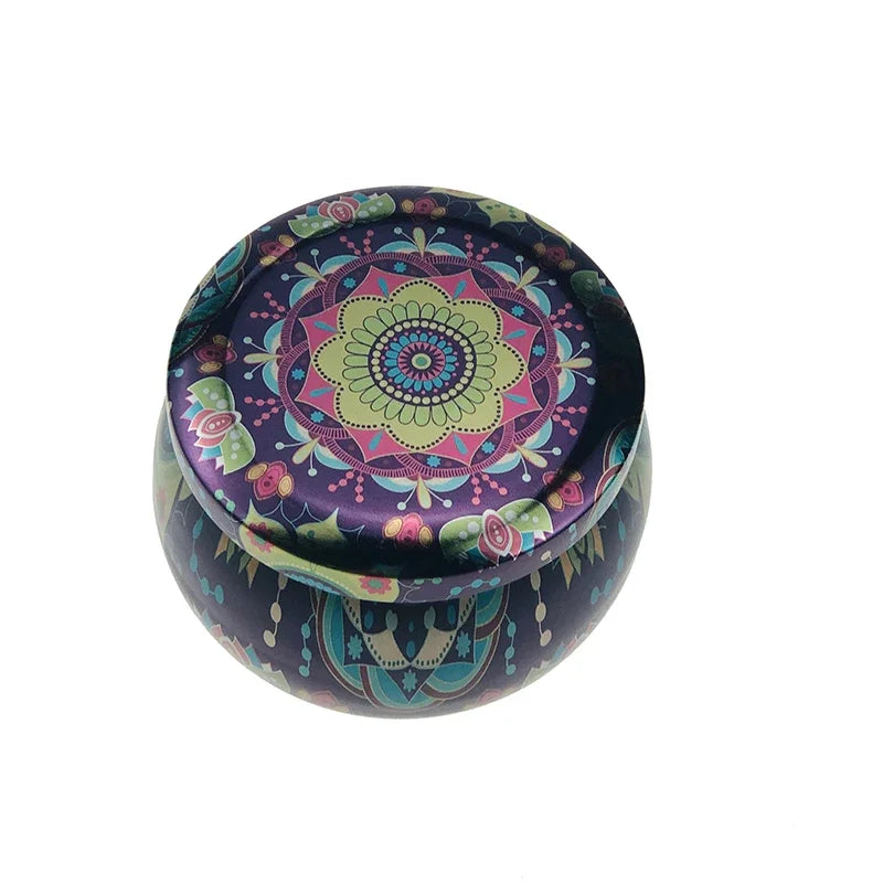 Cute Mini Tin Box Chocolate Cookie Gift Boxes Cookie Candy Tea Storage Boxes Jewelry Tin Jar Drum Tinplate Box Food Container