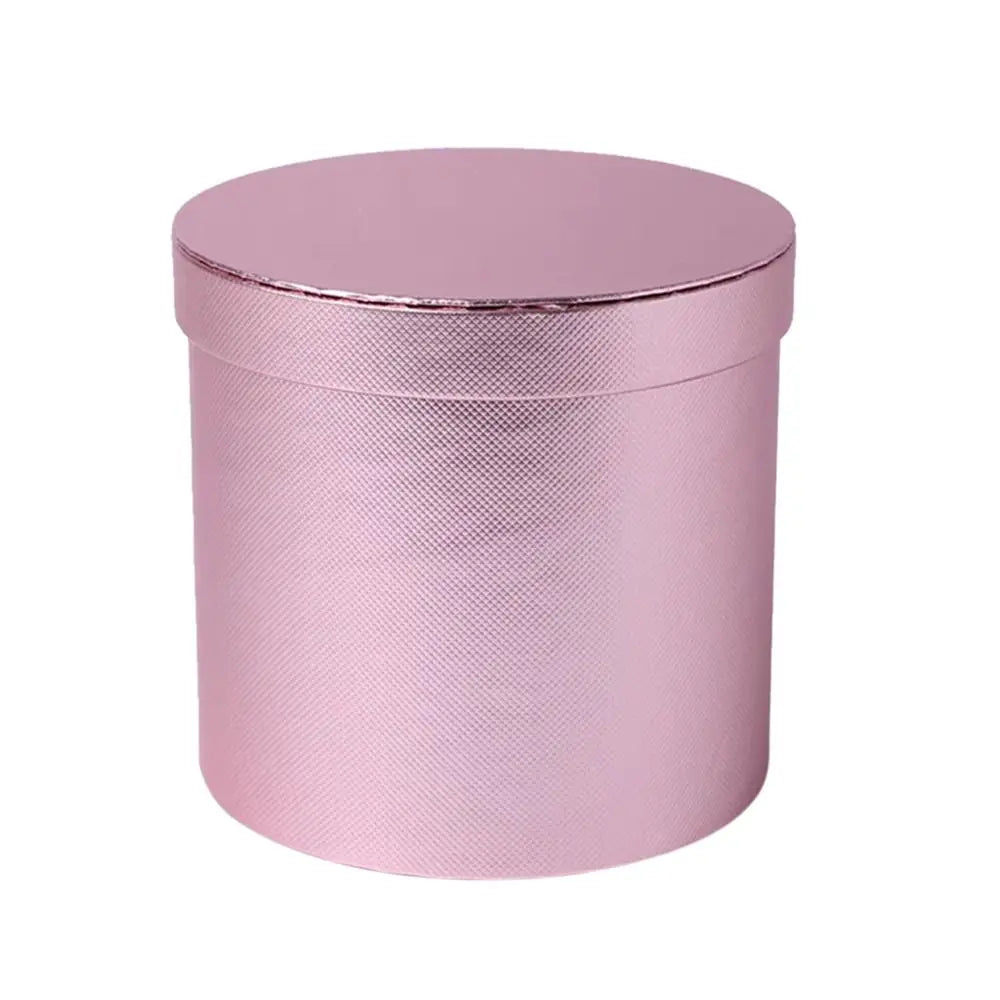 Flower Packaging Boxs Round Cardboard Gift Boxes Rose Wrapping Bag Flower Paper Basket Wedding Day Birthday Valentine's Day