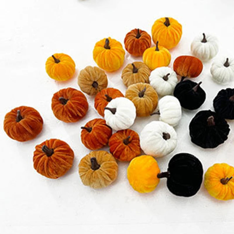 Mini Halloween Pumpkin Decor Set – 5 Pieces