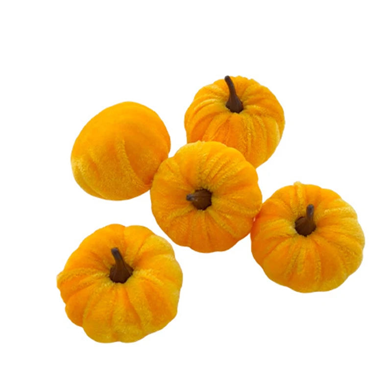Mini Halloween Pumpkin Decor Set – 5 Pieces