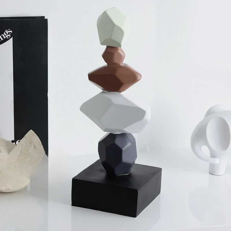 Stacked Balance Abstract Sculpture