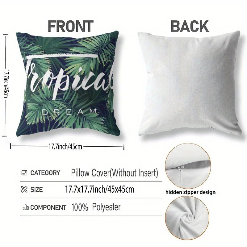 Ocean Theme Polyester PillowcaseSuitable for sofa car bedroom decorative cushion cover pillow cover