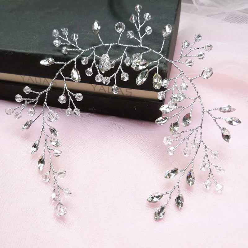 Crystal Wedding Hair Combs Miraculous Women Headbands Accessories Flower Bridal Headpiece Clip Bride Jewelry Gift