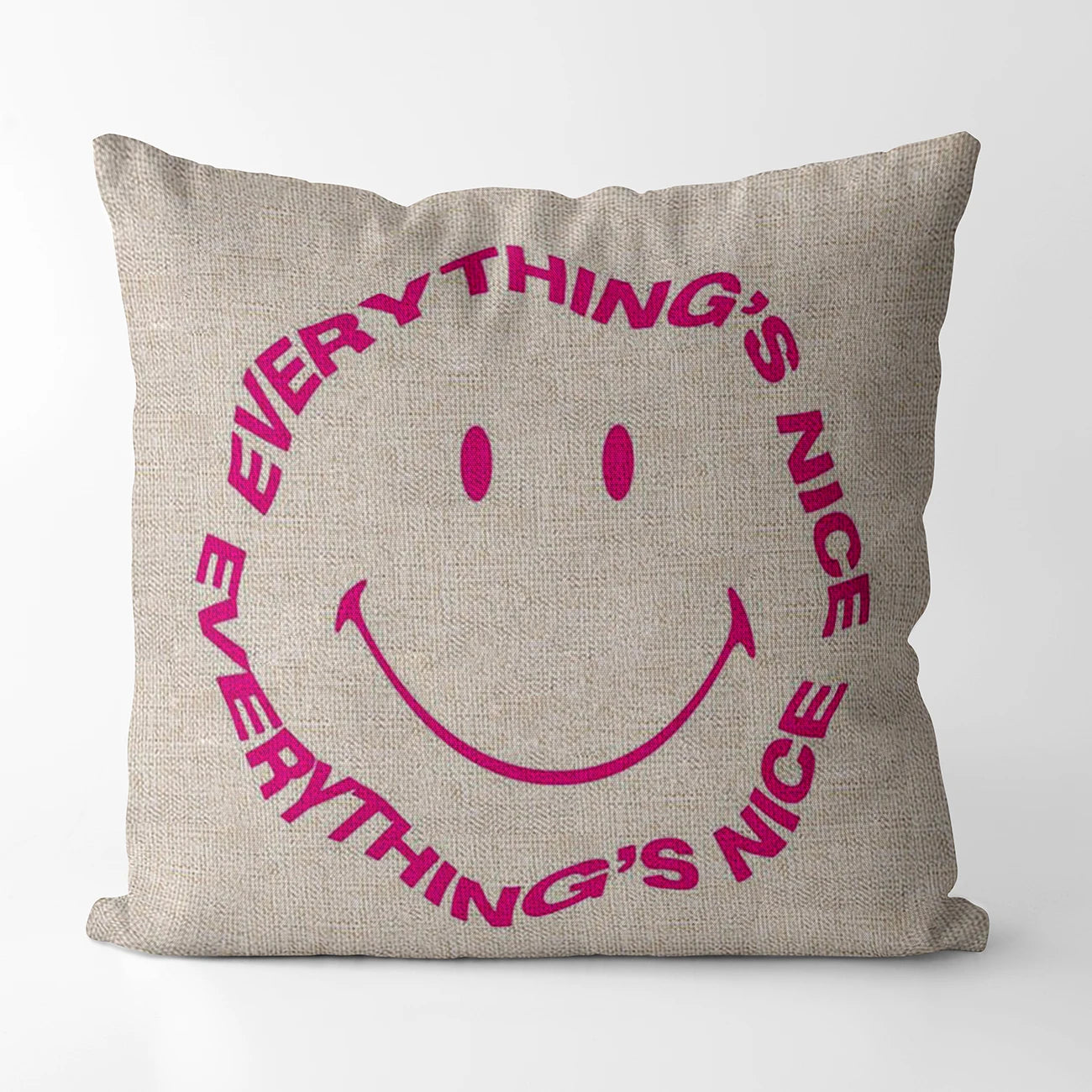 Vintage Pink Square Custom Made Cushion Cover Adult Children  Customize Pillowcase Home Housewarming Birthday Gifts