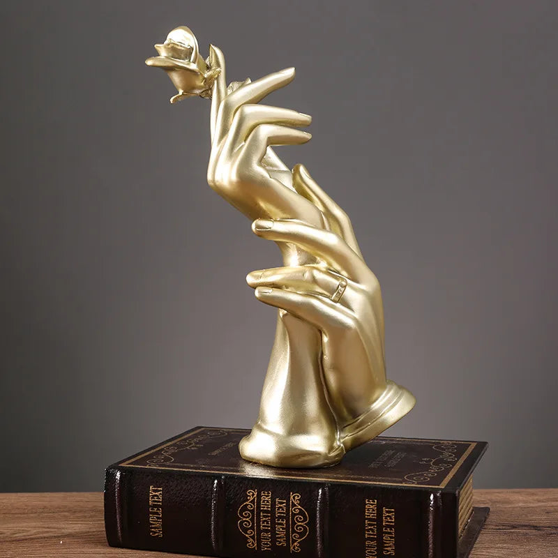Golden Grace Hand Sculpture
