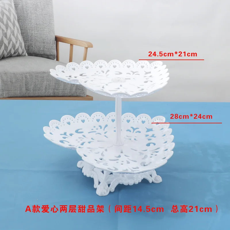 Cake Stand Birthday Cake Rack Display Cupcake Holder Snack Fruit Plate Wedding Party Tray Dessert Table Decoration Kitchen Tools