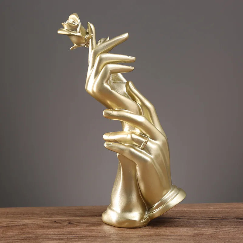 Golden Grace Hand Sculpture