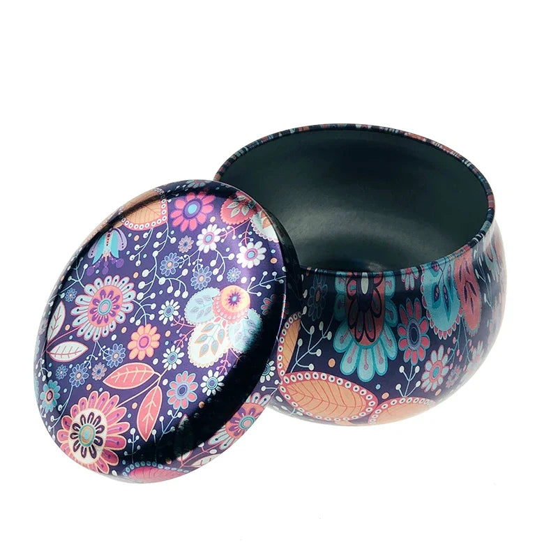 Cute Mini Tin Box Chocolate Cookie Gift Boxes Cookie Candy Tea Storage Boxes Jewelry Tin Jar Drum Tinplate Box Food Container