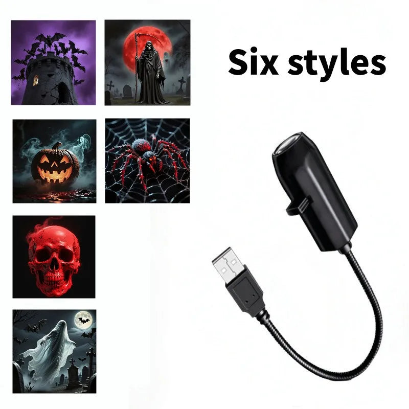 Halloween Ghost & Skull LED Projector Light