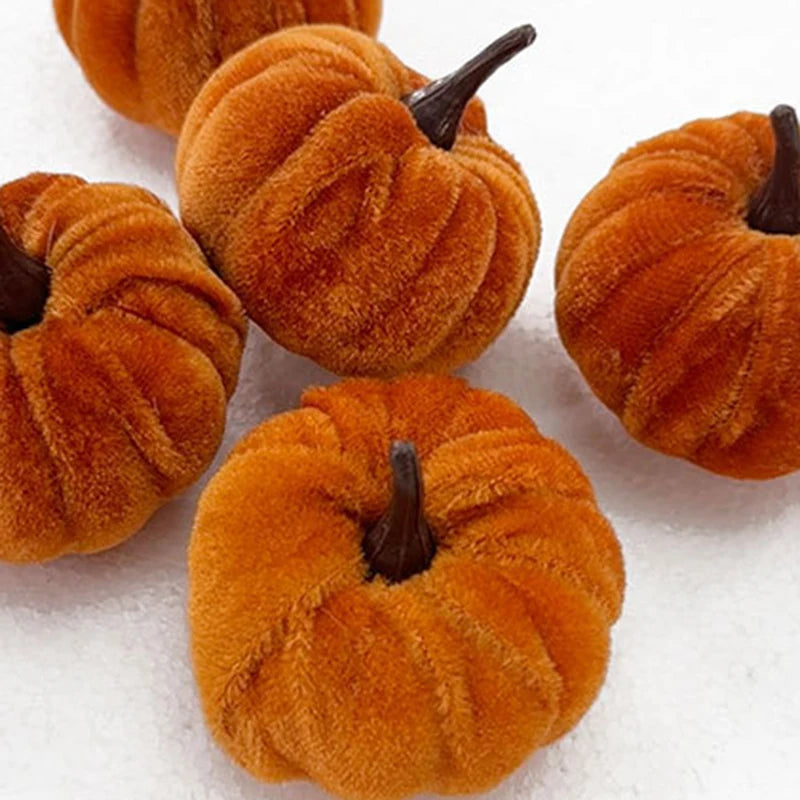 Mini Halloween Pumpkin Decor Set – 5 Pieces