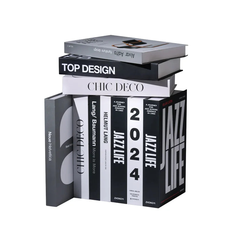 Luxury Decorative Book Set – Modern Home Accent