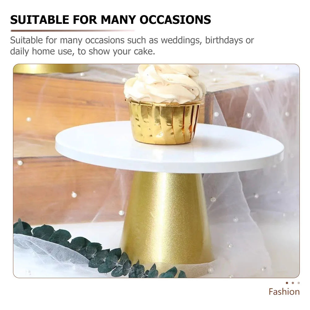Stand for Cake Party Carrier Small Desktop Decorative Dessert Table Stands Tray White Holder Cakes