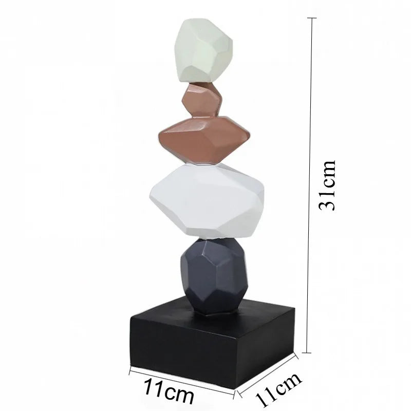 Stacked Balance Abstract Sculpture
