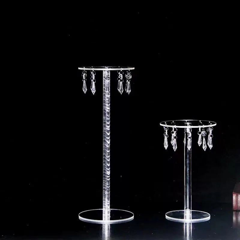Table Wedding Rotating Acrylic Cake Stand Dessert Display For Birthday Party Decors